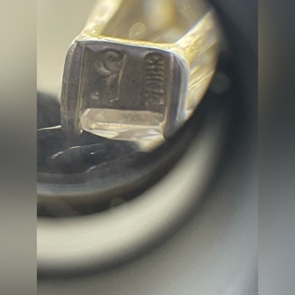 ✨ Vintage Sterling Silver Italian 925 Necklace with Crystal Pendant Earring Set✨ - Picture 15 of 16